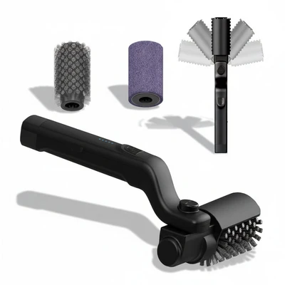 Outdoor Grill Brush Stainless Steel Electric Brass Bristles - Image 1